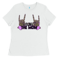 White Rockin' the Mom Ladies Tee - CowGirlArtShop