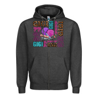 Charcoal Heather gigi gigi with knitting Zipper Hoodie - AdoDesignShop
