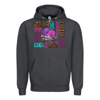 Smoke gigi gigi with knitting Zipper Hoodie - AdoDesignShop