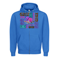 True Royal gigi gigi with knitting Zipper Hoodie - AdoDesignShop
