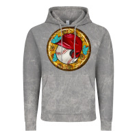 Cloud Rock baseball with sunflower round earrings Vintage Hoodie - BundleAndBundleShop