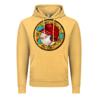 Vintage Mustard baseball with sunflower round earrings Vintage Hoodie - BundleAndBundleShop