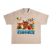 French Oak Teacher Coffee Cups Urban Heavy Tee - FaDigitalArtStudio