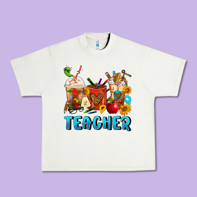 Teacher Coffee Cups Urban Heavy Tee Designed By Fadigitalartstudio