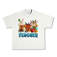 Pistachio Teacher Coffee Cups Urban Heavy Tee - FaDigitalArtStudio