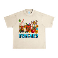 Sandshell Teacher Coffee Cups Urban Heavy Tee - FaDigitalArtStudio