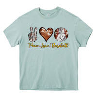 Arona peace love baseball Heavy Core Tee - RanaPortraitStore