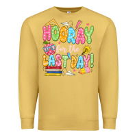 Antique Gold hooray for the last day white Premium Sweatshirt - JahusDesignShop