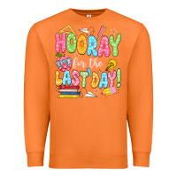 Carrot hooray for the last day white Premium Sweatshirt - JahusDesignShop