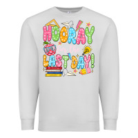 Dove Grey hooray for the last day white Premium Sweatshirt - JahusDesignShop