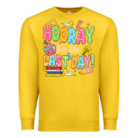 Lemon hooray for the last day white Premium Sweatshirt - JahusDesignShop