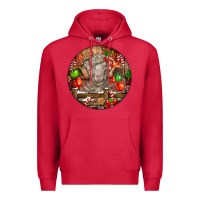 Cardinal Christmas Merino Wool Sheep Premium Hoodie - LillyAllenDesigns