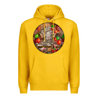 Lemon Christmas Merino Wool Sheep Premium Hoodie - LillyAllenDesigns