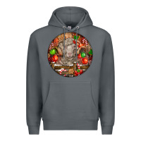 Rock Christmas Merino Wool Sheep Premium Hoodie - LillyAllenDesigns