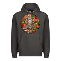 Smoke Christmas Merino Wool Sheep Premium Hoodie - LillyAllenDesigns