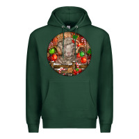 Sports Green Christmas Merino Wool Sheep Premium Hoodie - LillyAllenDesigns