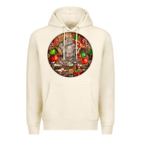 Tofu Christmas Merino Wool Sheep Premium Hoodie - LillyAllenDesigns