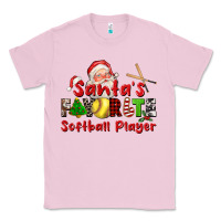 Bubblegum Pink santas favorite softball player Classic Tee - CowGirlArtShop