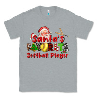 Heather Grey santas favorite softball player Classic Tee - CowGirlArtShop