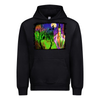 Black halloween background Urban Hoodie - JahusDesignShop