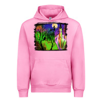 Fuchsia Pink halloween background Urban Hoodie - JahusDesignShop