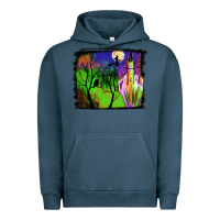 Pigment Midnight Navy halloween background Urban Hoodie - JahusDesignShop
