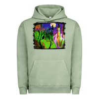 Pigment Oil Green halloween background Urban Hoodie - JahusDesignShop