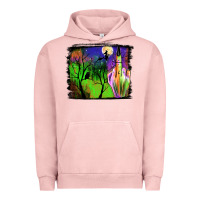 Pigment Salmon halloween background Urban Hoodie - JahusDesignShop