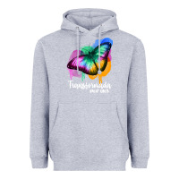 Heather Grey transformada por dios Heavyweight Hoodie - JahusDesignShop