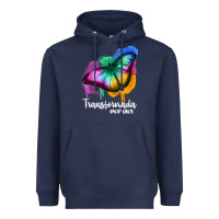 Navy transformada por dios Heavyweight Hoodie - JahusDesignShop