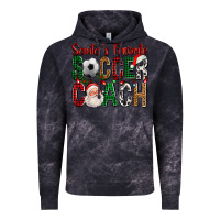 Cloud Black Santa's Favorite Soccer Coach For Christmas Vintage Hoodie - FaDigitalArtStudio