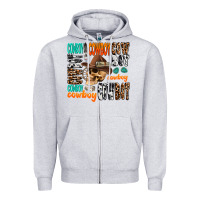 Heather Grey cowboy Zipper Hoodie - AdoDesignShop