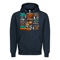 Navy cowboy Zipper Hoodie - AdoDesignShop