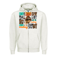 Oatmeal Heather cowboy Zipper Hoodie - AdoDesignShop
