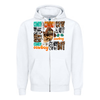 White cowboy Zipper Hoodie - AdoDesignShop