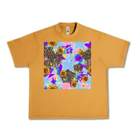 Peanut Butter stars and sunflowers seamless pattern Urban Heavy Tee - FaDigitalArtStudio
