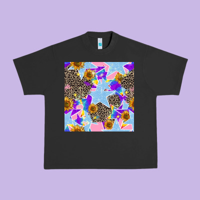 Stars And Sunflowers Seamless Pattern Urban Heavy Tee Designed By Fadigitalartstudio