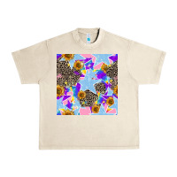 Sandshell stars and sunflowers seamless pattern Urban Heavy Tee - FaDigitalArtStudio