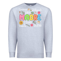 Heather Grey madre spanish mothers day Premium Sweatshirt - JahusDesignShop