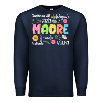 Navy madre spanish mothers day Premium Sweatshirt - JahusDesignShop