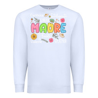 White madre spanish mothers day Premium Sweatshirt - JahusDesignShop
