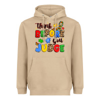 Mushroom think before you judge Heavyweight Hoodie - JahusDesignShop