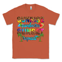 Copper sunrise sunburn sunset repeat Classic Tee - Artiststas