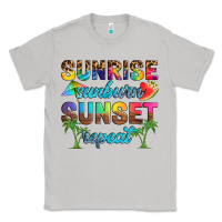 Moon Dust sunrise sunburn sunset repeat Classic Tee - Artiststas