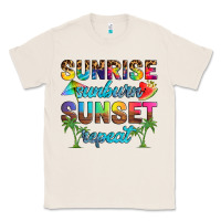 Natural sunrise sunburn sunset repeat Classic Tee - Artiststas