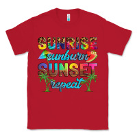 Red sunrise sunburn sunset repeat Classic Tee - Artiststas