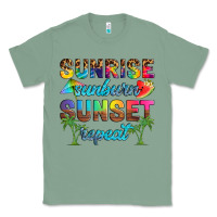 Sage sunrise sunburn sunset repeat Classic Tee - Artiststas
