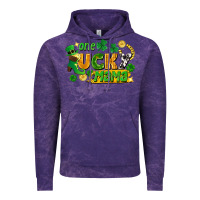 Cloud Purple one lucky mama Vintage Hoodie - FaDigitalArtStudio