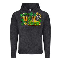 Vintage Black one lucky mama Vintage Hoodie - FaDigitalArtStudio
