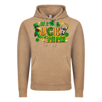Vintage Coffee one lucky mama Vintage Hoodie - FaDigitalArtStudio
